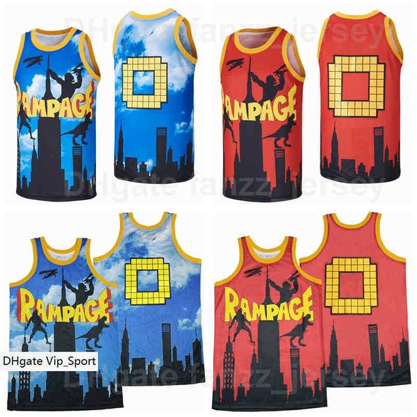 men moive 0 skyline basketball jersey retro city the rampage video game hip hop vintage team red color blue breathable sport shirt pure, Black
men moive 0 skyline basketball jersey retro city the rampage video game hip hop vintage team red color blue breathable sport shirt pure, Black