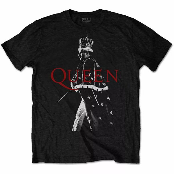 official queen t shirt freddie crown black classic rock band bohemian new, White;black
official queen t shirt freddie crown black classic rock band bohemian new, White;black