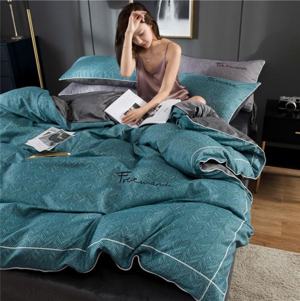 bedding sets bedroom four-piece bed linen luxury winter warmth printing crystal quilt cover fashion simple family el set
bedding sets bedroom four-piece bed linen luxury winter warmth printing crystal quilt cover fashion simple family el set