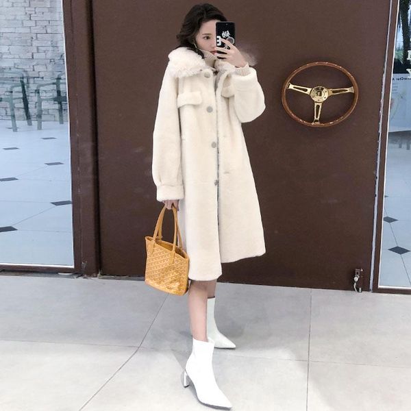 women's fur & faux oftbuy 2021 fashion real natural merino sheep winter jacket women coat double-faced genuine leather warm streetwear, Black
women's fur & faux oftbuy 2021 fashion real natural merino sheep winter jacket women coat double-faced genuine leather warm streetwear, Black