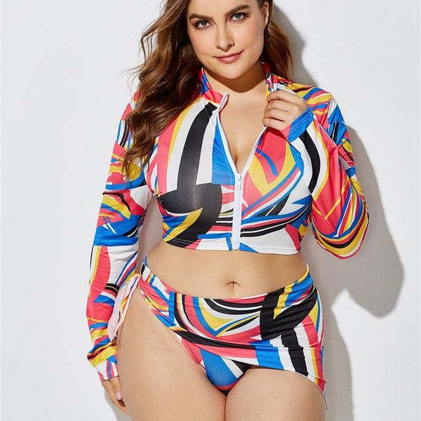 one-piece suits 5xxl plus size swimwear 3 pieces swimsuit printed swimming suit for women zipper long sleeve bikini bathing
one-piece suits 5xxl plus size swimwear 3 pieces swimsuit printed swimming suit for women zipper long sleeve bikini bathing