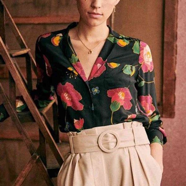 blouses floral print elegant blouses women long sleeve button black shirts casual autumn vintage blousas mujer de moda, White
blouses floral print elegant blouses women long sleeve button black shirts casual autumn vintage blousas mujer de moda, White