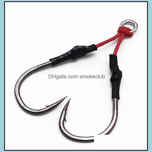 sports & outdoors1pcs assist double fishing hook to nylon line with pe tube 1/0-10/0# high carbon steel string fishhook all position hooks d
sports & outdoors1pcs assist double fishing hook to nylon line with pe tube 1/0-10/0# high carbon steel string fishhook all position hooks d