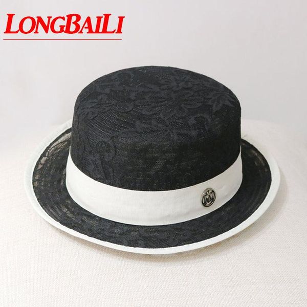 summer fashion black lace flat fedora hats for women casual sun-shading beach caps wmds017 wide brim, Blue;gray
summer fashion black lace flat fedora hats for women casual sun-shading beach caps wmds017 wide brim, Blue;gray