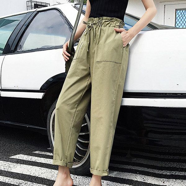 women's pants & capris high waist flower bud female thin section spring beam feet radish overalls loose casual nine points harem, Black;white
women's pants & capris high waist flower bud female thin section spring beam feet radish overalls loose casual nine points harem, Black;white