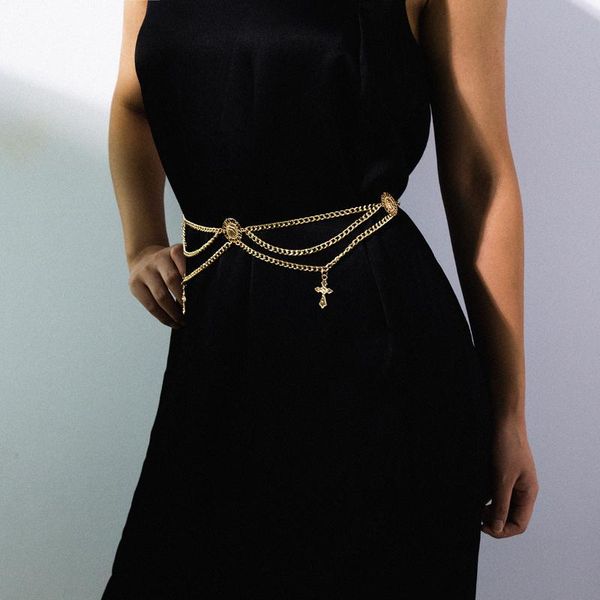 belts ornament retro geometric relief waist personalized temperament portrait cross pendant chain belt female, Black;brown
belts ornament retro geometric relief waist personalized temperament portrait cross pendant chain belt female, Black;brown