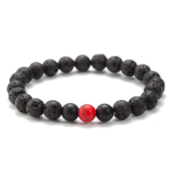 8mm natural lava stone strands beaded charm bracelets women girl lover elastic yoga jewelry fashion accessories, Black
8mm natural lava stone strands beaded charm bracelets women girl lover elastic yoga jewelry fashion accessories, Black