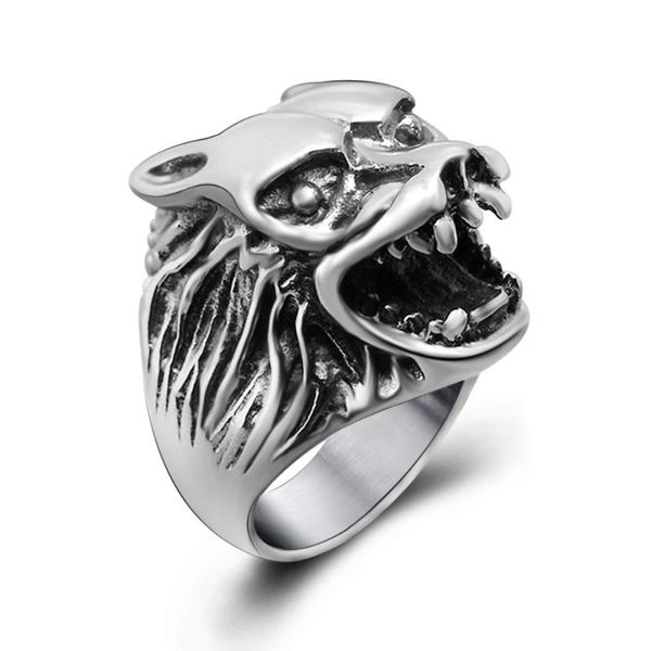 wedding rings fashion stainless steel animals wolf ring couples men and women trendy simple punk jewelry gift s057, Slivery;golden
wedding rings fashion stainless steel animals wolf ring couples men and women trendy simple punk jewelry gift s057, Slivery;golden