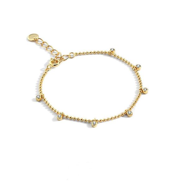 link, chain 2021 gold-plated beads pendant bracelet women's gold jewelry vintage zircon gift, Black
link, chain 2021 gold-plated beads pendant bracelet women's gold jewelry vintage zircon gift, Black