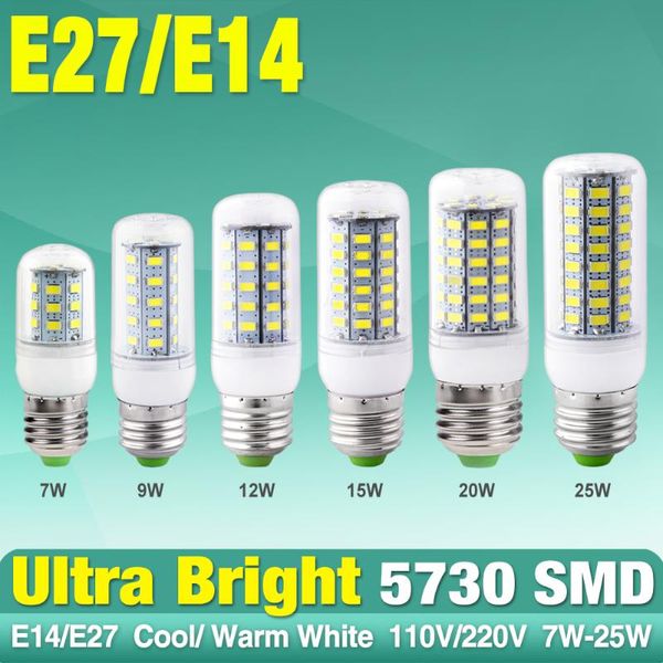 bulbs 220v 7w 9w 12w 15w 20w 25w 5730 smd led corn bulb lamp light warm white cool e27 e14 base for home decor
bulbs 220v 7w 9w 12w 15w 20w 25w 5730 smd led corn bulb lamp light warm white cool e27 e14 base for home decor