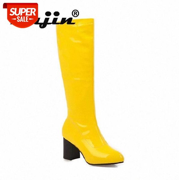fujin brand 2021 knee high booties patent pu leather shinny block high heels female stretch boots women winter boots square heel #fz0b
fujin brand 2021 knee high booties patent pu leather shinny block high heels female stretch boots women winter boots square heel #fz0b
