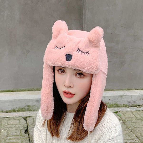 lovely panda lei feng hat women's winter psh thickened ear protection cycling cold proof hat northeast warm cotton tide, Blue;gray
lovely panda lei feng hat women's winter psh thickened ear protection cycling cold proof hat northeast warm cotton tide, Blue;gray