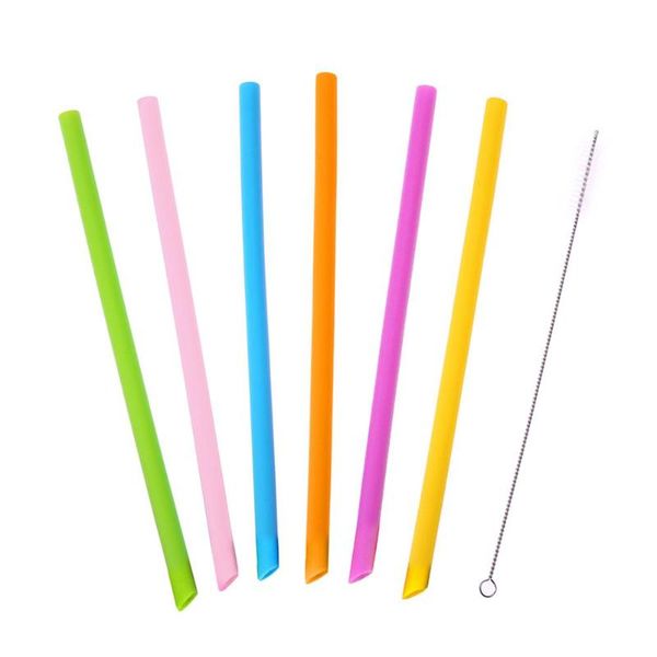 drinking straws 2pcs reusable silicone with cleaning brushes bar party extra long flexible drink collapsible
drinking straws 2pcs reusable silicone with cleaning brushes bar party extra long flexible drink collapsible
