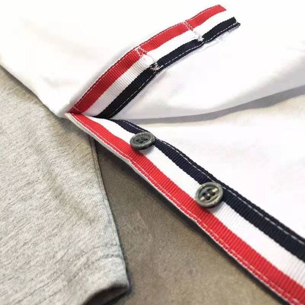 brand tb fashion + 21 spring new men's and women's four bar split round neck raglan sleeve thin lovers' bottom shirt, Black
brand tb fashion + 21 spring new men's and women's four bar split round neck raglan sleeve thin lovers' bottom shirt, Black