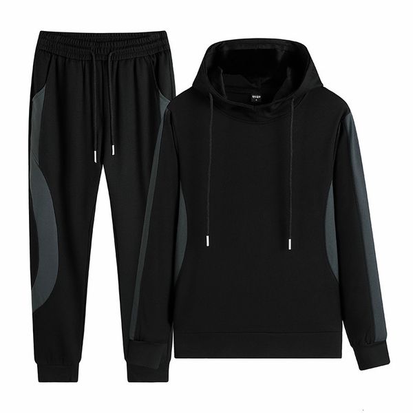 autumn 2021 spring leisure and pullover sweater running suit fashion men's wear, Black
autumn 2021 spring leisure and pullover sweater running suit fashion men's wear, Black
