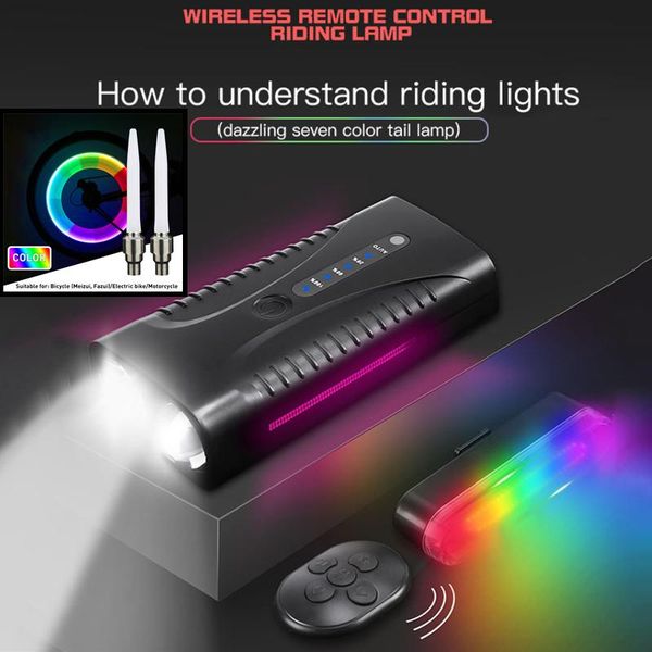 bike lights 2021 colorful bicycle intelligent set mtb road headlight taillight usb waterproof 6 flash modes with 120 db bell
bike lights 2021 colorful bicycle intelligent set mtb road headlight taillight usb waterproof 6 flash modes with 120 db bell