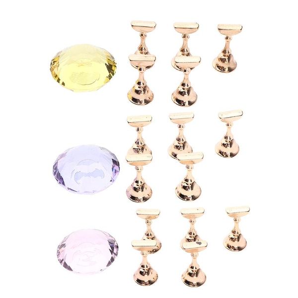 5x nail art practice display base stand manicure false nails holder decorations, Silver;gold
5x nail art practice display base stand manicure false nails holder decorations, Silver;gold