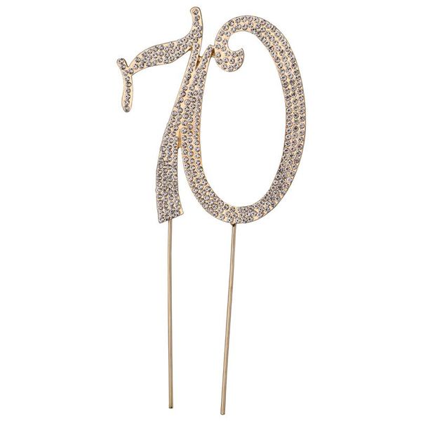 other festive & party supplies 70 cake er for 70th birthday or anniversary crystal rhinestones decorative (gold)
other festive & party supplies 70 cake er for 70th birthday or anniversary crystal rhinestones decorative (gold)