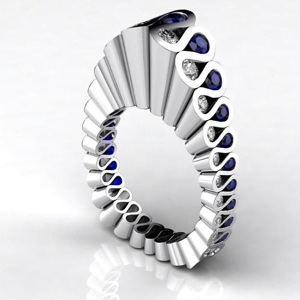 cluster rings delysia king women stainless steel crystal jewelry trendy geometry full of characteristics, Golden;silver
cluster rings delysia king women stainless steel crystal jewelry trendy geometry full of characteristics, Golden;silver