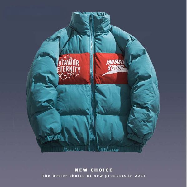 2022 hip hop vintage bubble parkas men streetwear letters printing down jacket mens harajuku vibe zipper thicken casual loose cl, Black
2022 hip hop vintage bubble parkas men streetwear letters printing down jacket mens harajuku vibe zipper thicken casual loose cl, Black