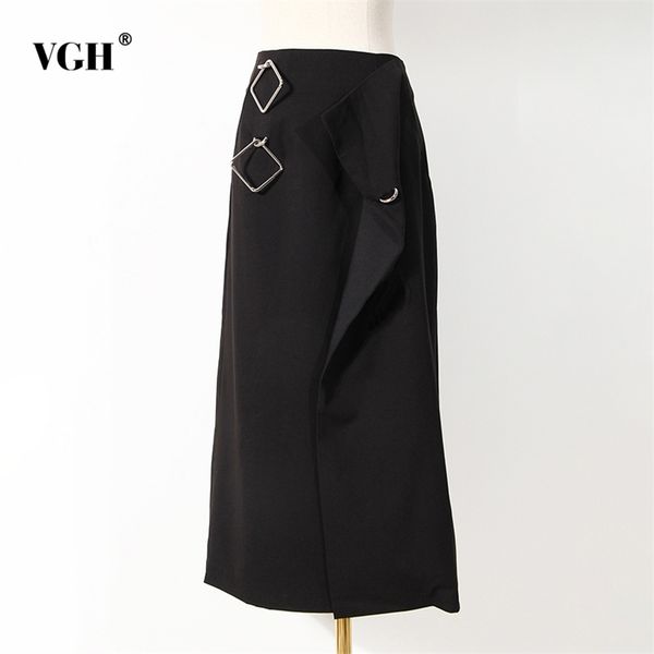 office ladies black patchwork metal high waist skirts for women asymmetrical elegant female fashion clothing 210531
office ladies black patchwork metal high waist skirts for women asymmetrical elegant female fashion clothing 210531