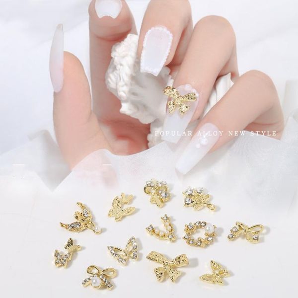nail art decorations 20 pcs/lot 3d alloy butterfly geometric zircon pearl garland diy delicate jewelry accessory wholesale, Silver;gold
nail art decorations 20 pcs/lot 3d alloy butterfly geometric zircon pearl garland diy delicate jewelry accessory wholesale, Silver;gold