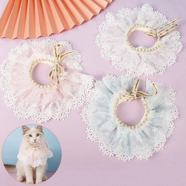 cat collars & leads sweet pearl double lace collar pet safety bibs grooming accessories puppy neck scarf kawaii bow tie
cat collars & leads sweet pearl double lace collar pet safety bibs grooming accessories puppy neck scarf kawaii bow tie