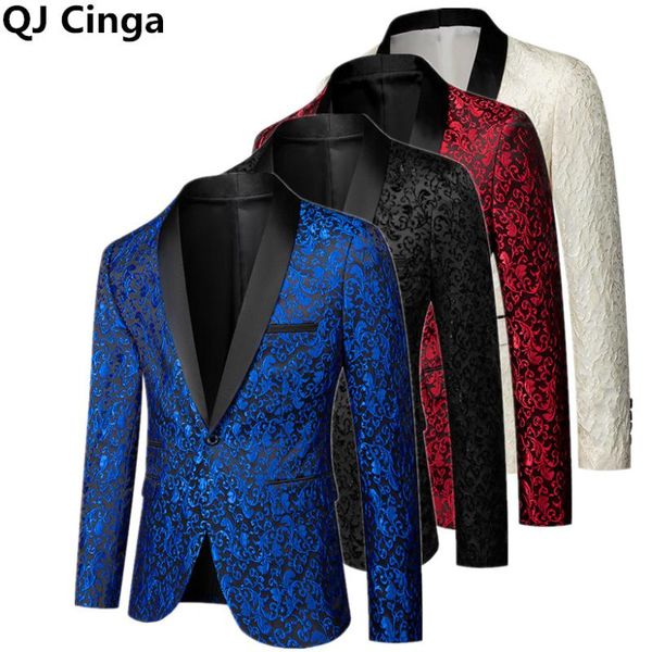 jacquard fabric royal blue blazer men's wedding/party coat red black white jaqueta plus size s-5xl 6xl fashion slim man suits & blazer, White;black
jacquard fabric royal blue blazer men's wedding/party coat red black white jaqueta plus size s-5xl 6xl fashion slim man suits & blazer, White;black