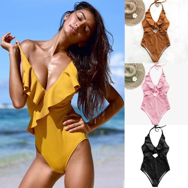 women's jumpsuits & rompers summer sleeveless solid women one-piece bandage push-up swimwear bow bathing, Black;white
women's jumpsuits & rompers summer sleeveless solid women one-piece bandage push-up swimwear bow bathing, Black;white