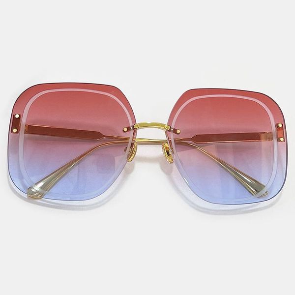 fashion rimless sunglasses women shades male vintage sun glasses spuare mirror summer uv400, White;black
fashion rimless sunglasses women shades male vintage sun glasses spuare mirror summer uv400, White;black