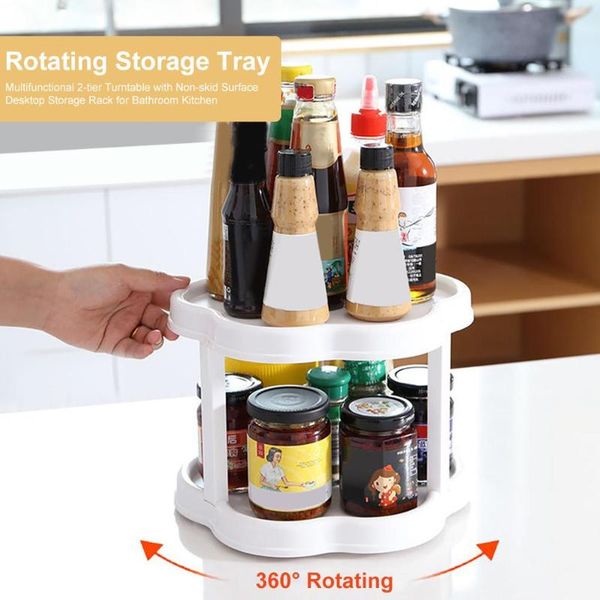 kitchen storage & organization 360 degree rotating 2 tier spices fruit tray turning table rotatable deskhome rack stand 40a
kitchen storage & organization 360 degree rotating 2 tier spices fruit tray turning table rotatable deskhome rack stand 40a