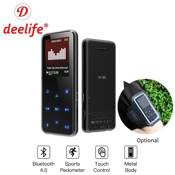 deelife mp3 player with bluetooth speaker touch key hifi music radio fm recording metal portable sport running mp 3 & mp4 players
deelife mp3 player with bluetooth speaker touch key hifi music radio fm recording metal portable sport running mp 3 & mp4 players