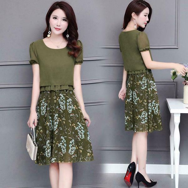 summer dresses 3xl 4xl women's plus size clothes dressed as two plays streetwear floral dress elegant army green party lw8k, Black;gray
summer dresses 3xl 4xl women's plus size clothes dressed as two plays streetwear floral dress elegant army green party lw8k, Black;gray