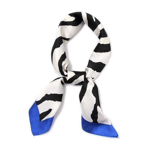 scarves 70cm zebra print silk scarf square handkerchief women elegant match design neckwear head, Blue;gray
scarves 70cm zebra print silk scarf square handkerchief women elegant match design neckwear head, Blue;gray
