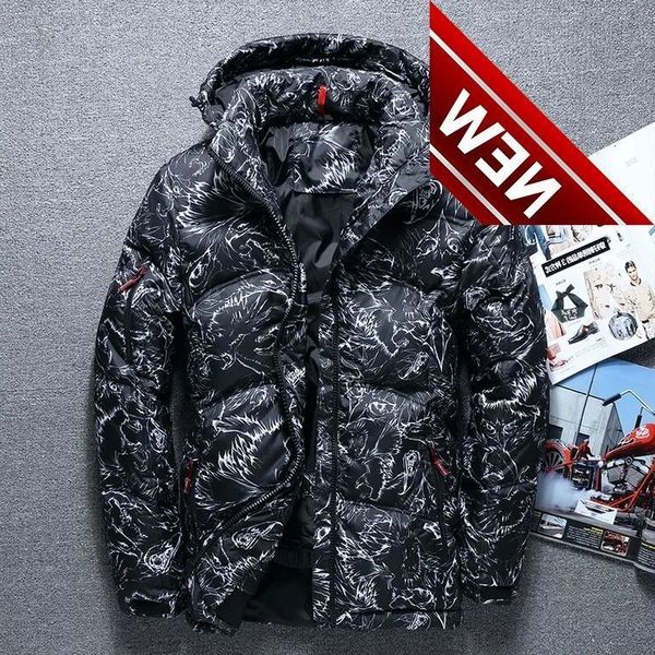 men's winter jacket white duck thick down men thermal outdoors windproof hooded doudoune homme, Black
men's winter jacket white duck thick down men thermal outdoors windproof hooded doudoune homme, Black