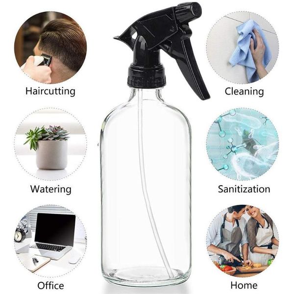 500ml transparent glass spray bottle pouring vase cleaning black b gun 2pcs + clear a2j6 storage bottles & jars
500ml transparent glass spray bottle pouring vase cleaning black b gun 2pcs + clear a2j6 storage bottles & jars