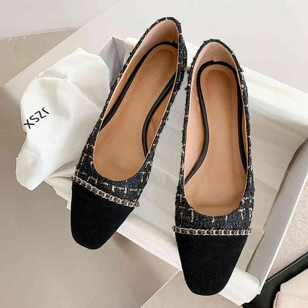 dress shoes ochanmeb small size 33-40 women luxury brand flat shoes woman gold metal chain tweed female spring slip on casual b4aj, Black
dress shoes ochanmeb small size 33-40 women luxury brand flat shoes woman gold metal chain tweed female spring slip on casual b4aj, Black