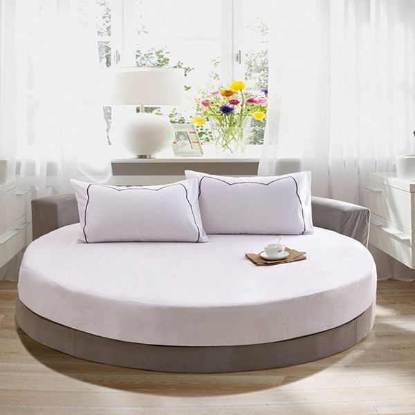 sheets & sets 100% pure cotton round fitted bed sheet european style solid color bedspread bed linen for round diameter 200cm-220cm i785
sheets & sets 100% pure cotton round fitted bed sheet european style solid color bedspread bed linen for round diameter 200cm-220cm i785