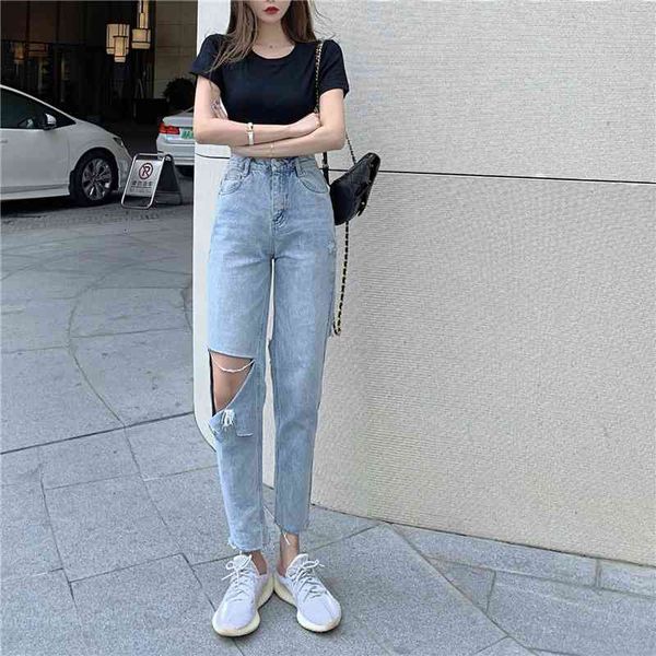 women's jeans varofi light-colored large size torn women's jeans will see thin, high waist, skinny baggy straight pants aez1, Blue
women's jeans varofi light-colored large size torn women's jeans will see thin, high waist, skinny baggy straight pants aez1, Blue