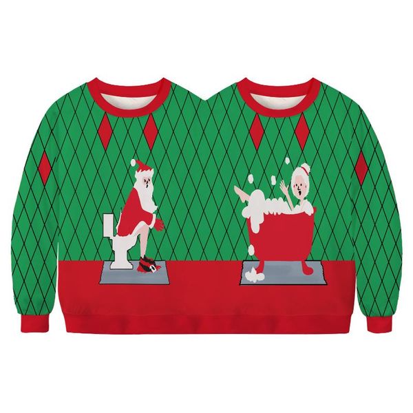 women's hoodies & sweatshirts 2021 christmas clothes santa claus hip-hop funny digital printing men and women long sleeve double siames, Black
women's hoodies & sweatshirts 2021 christmas clothes santa claus hip-hop funny digital printing men and women long sleeve double siames, Black