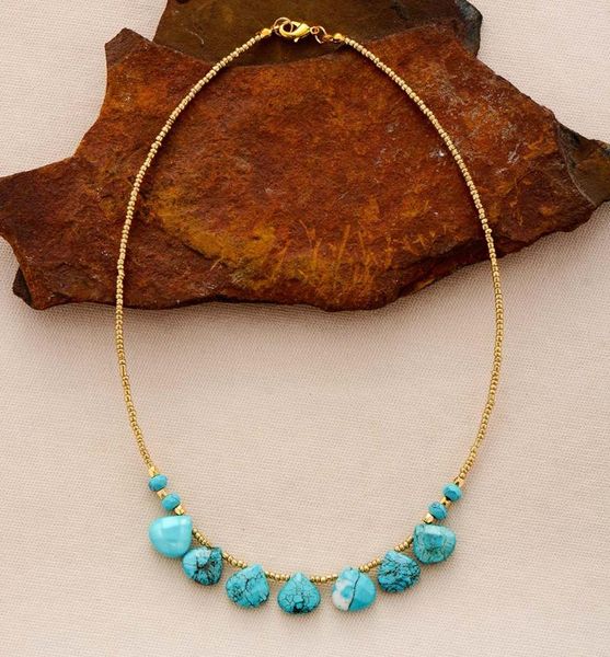 chokers women necklaces turquoises seed beads short necklace fashion statement girl mom gifts jewelry, Golden;silver
chokers women necklaces turquoises seed beads short necklace fashion statement girl mom gifts jewelry, Golden;silver