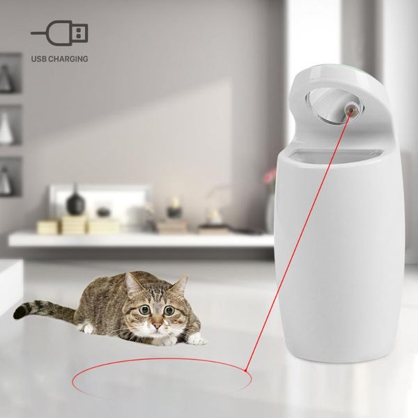 cat toys pet led laser toy usb charging tracking red light interactive auto rotating chaser for cats
cat toys pet led laser toy usb charging tracking red light interactive auto rotating chaser for cats