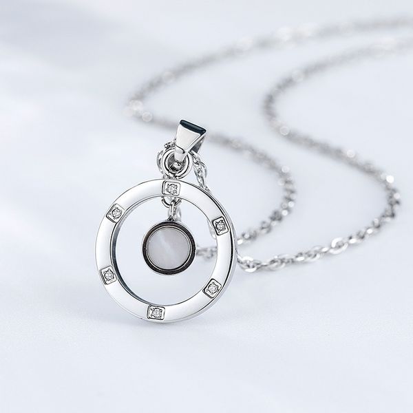zhihan fashion new shell inlaid diamond pendant clavicle chain necklace women's indifference jewelry, Black
zhihan fashion new shell inlaid diamond pendant clavicle chain necklace women's indifference jewelry, Black