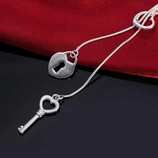 chains special offer 925 sterling silver fashion brand heart lock key necklace for women luxury wedding party jewelry christmas gifts
chains special offer 925 sterling silver fashion brand heart lock key necklace for women luxury wedding party jewelry christmas gifts