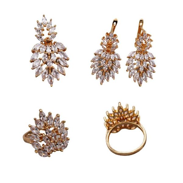 earrings & necklace trendy wedding fashion jewelry sets accessories hoop gold rings pendent white stone zircon women 3pcs set, Silver
earrings & necklace trendy wedding fashion jewelry sets accessories hoop gold rings pendent white stone zircon women 3pcs set, Silver