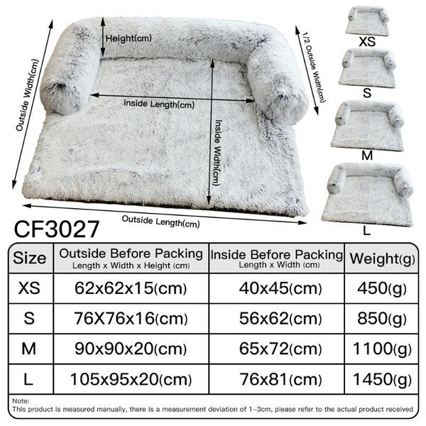 kennels & pens super large dog sofa bed blanket long plush pet cat mats dogs kennel winter warm sleepping pets nest cushion supplies
kennels & pens super large dog sofa bed blanket long plush pet cat mats dogs kennel winter warm sleepping pets nest cushion supplies