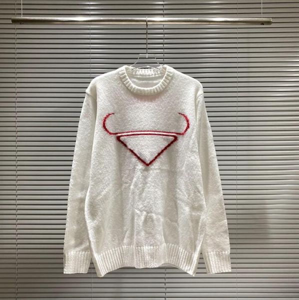 winter 2021 fashion designer women's sweater high-end custom triangle bullhead patchwork jersey soft and comfortable, White;black
winter 2021 fashion designer women's sweater high-end custom triangle bullhead patchwork jersey soft and comfortable, White;black