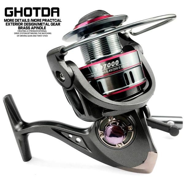 5.2:1 fishing reel 13bb spinning 1000-7000 coil for carp baitcasting reels
5.2:1 fishing reel 13bb spinning 1000-7000 coil for carp baitcasting reels