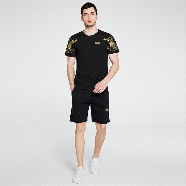 summer sports suit 2 piece mens tracksuits short sleeved print t shirt knee shorts jogging fitness euro size outdoor casual, Gray
summer sports suit 2 piece mens tracksuits short sleeved print t shirt knee shorts jogging fitness euro size outdoor casual, Gray