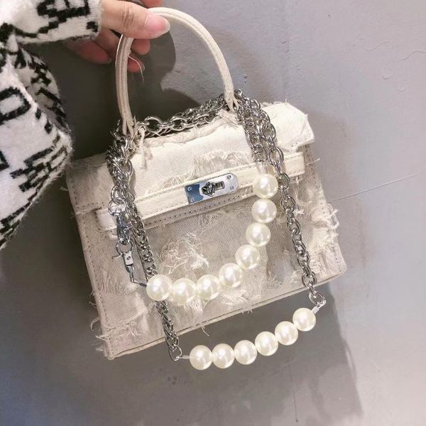 evening bags pearl chain spoof bag female 2021 shoulder canvas ins fashion single messenger bolso
evening bags pearl chain spoof bag female 2021 shoulder canvas ins fashion single messenger bolso